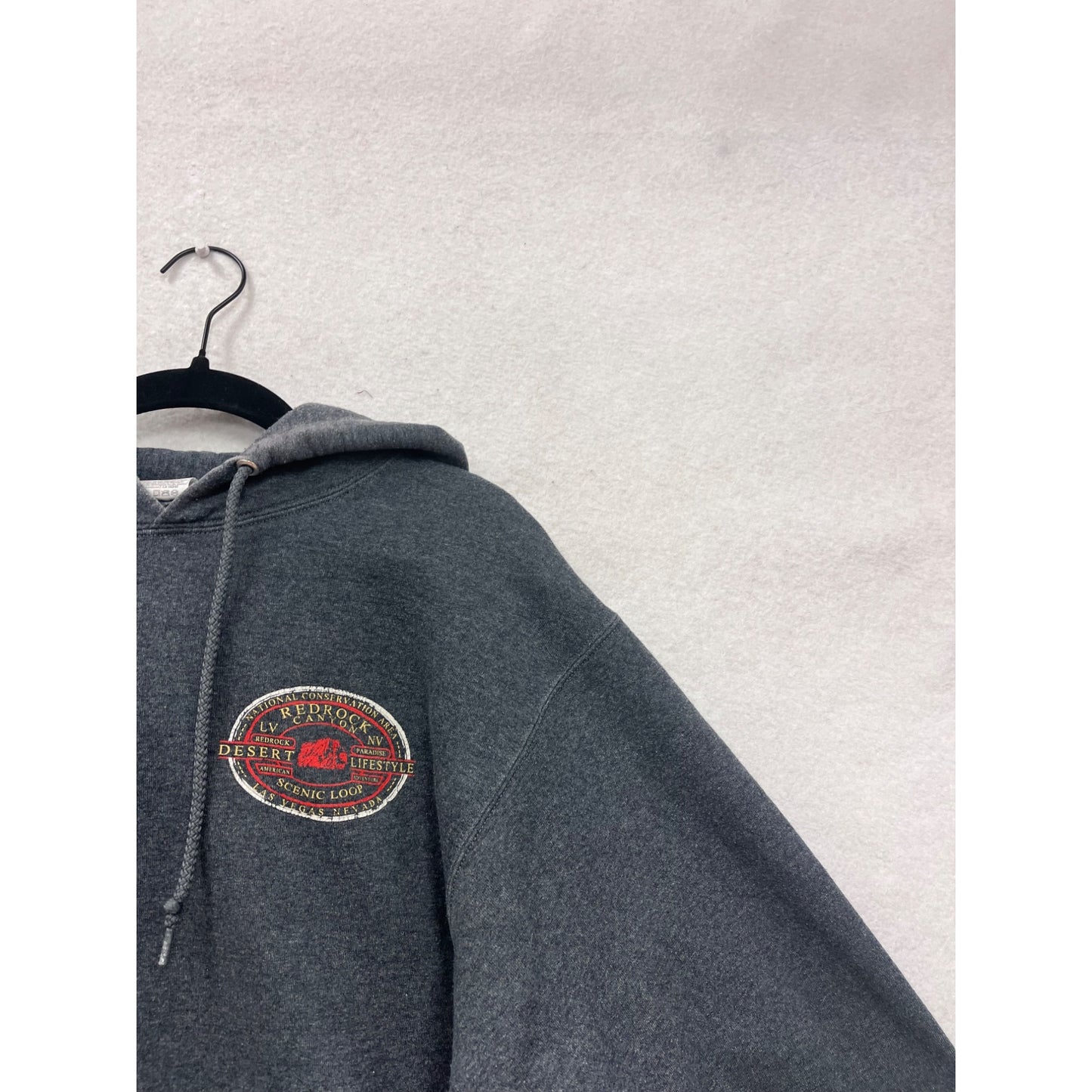 Jerzees NuBlend Desert Lifestyle Sweatshirt Hoodie Size M Gray #199A