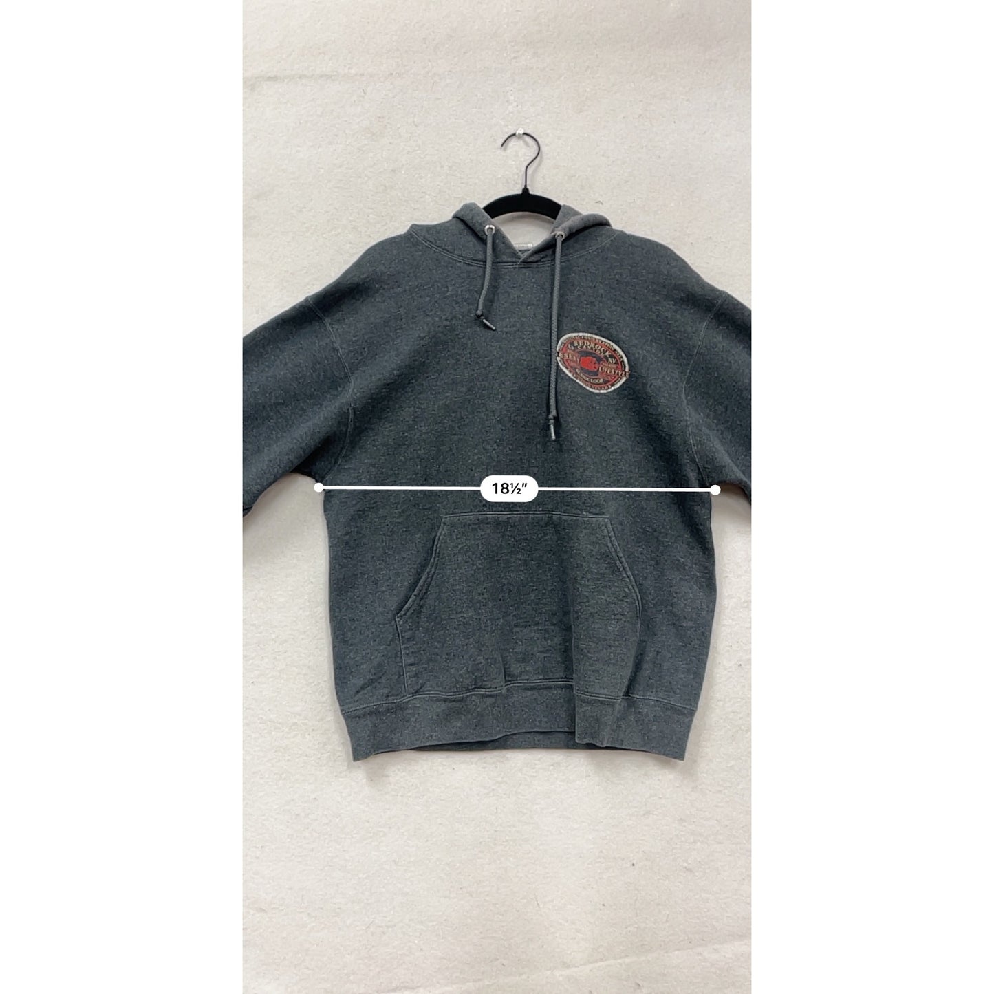 Jerzees NuBlend Desert Lifestyle Sweatshirt Hoodie Size M Gray #199A