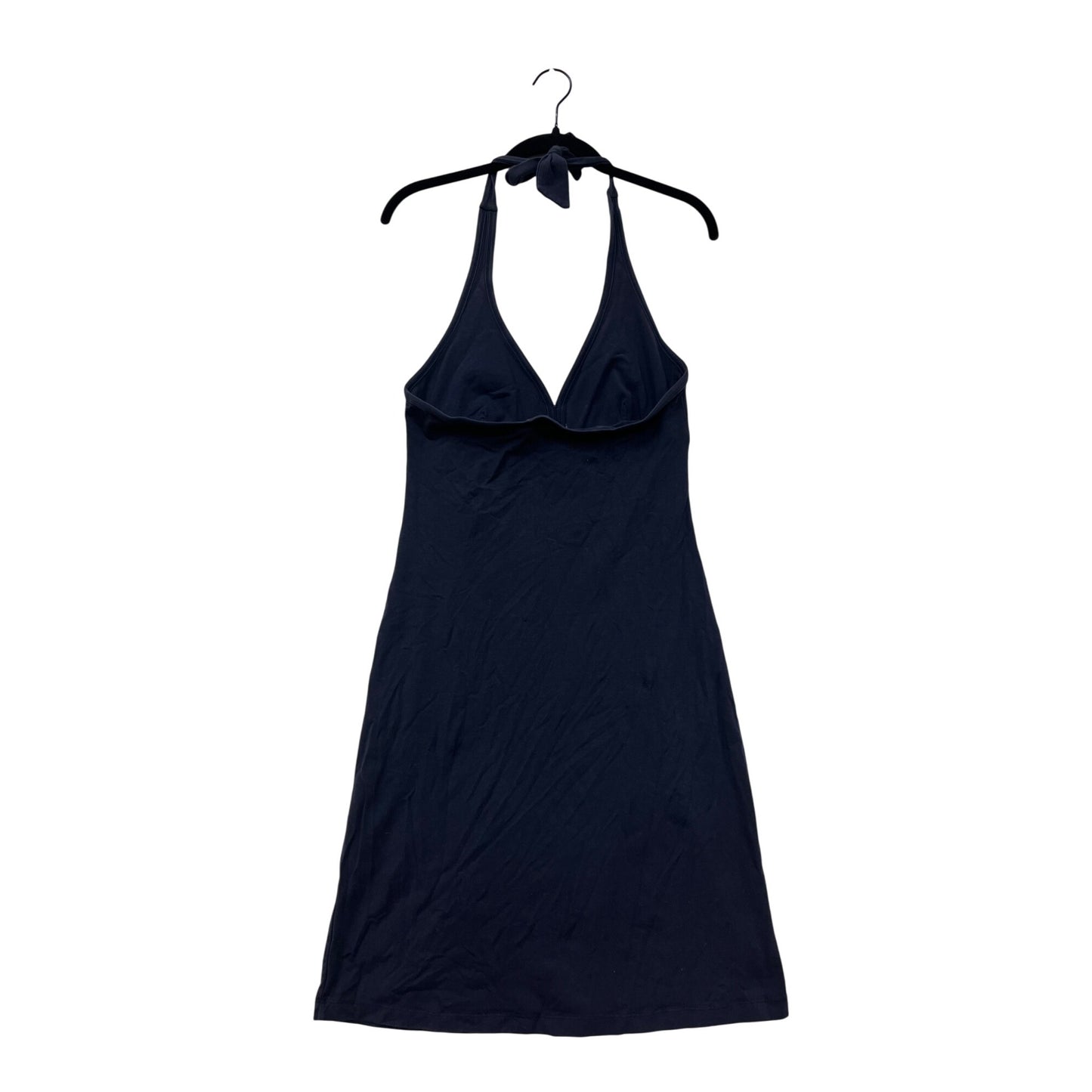 Tommy Bahama Halter Neck Navy Dress Women’s S Cotton & Spandex Knee Length #6905