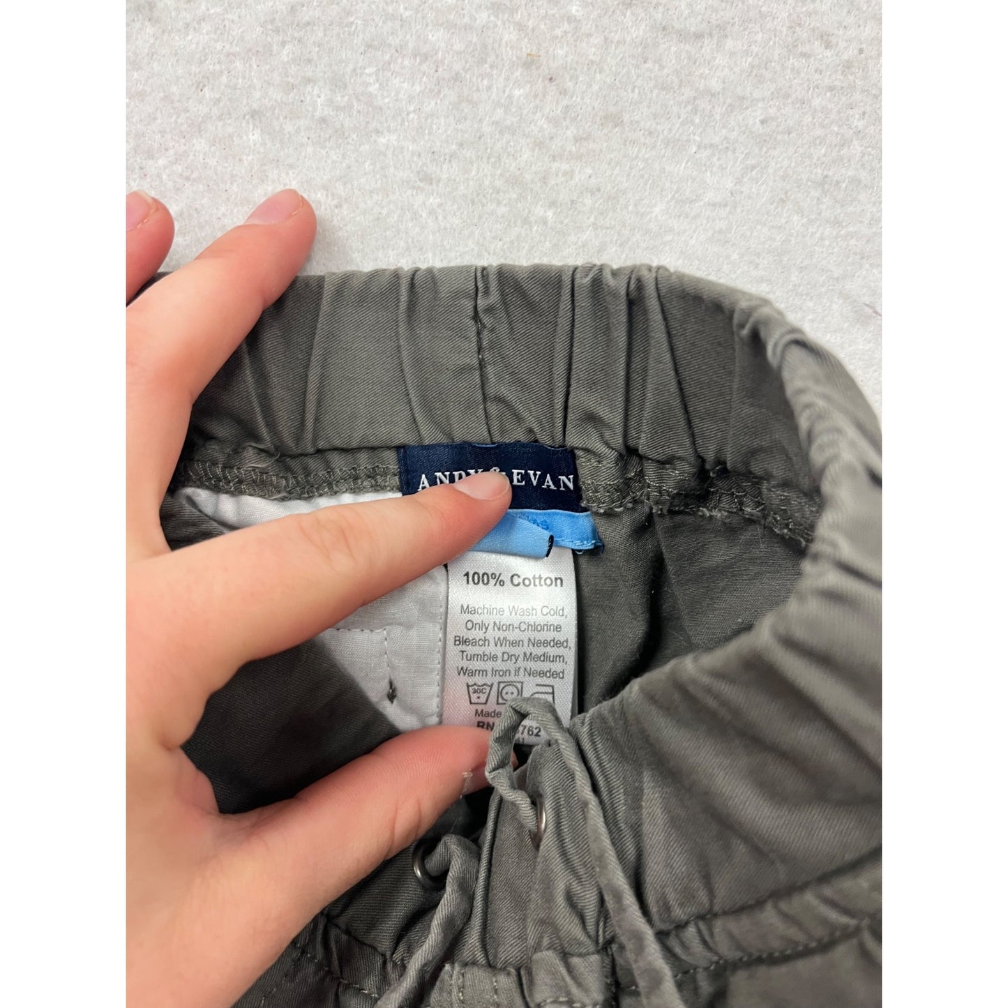 Andy & Evan Baby Charcoal Gray Jogger Pants #150C