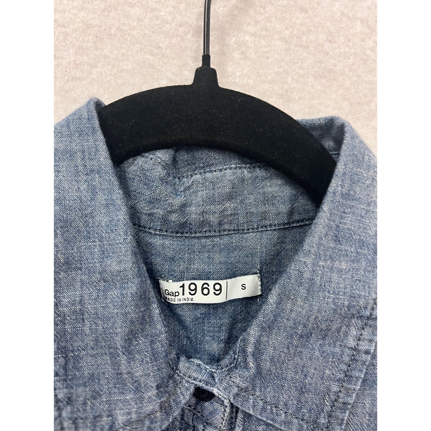 Gap 1969 Sleeveless Chambray Romper S #305A