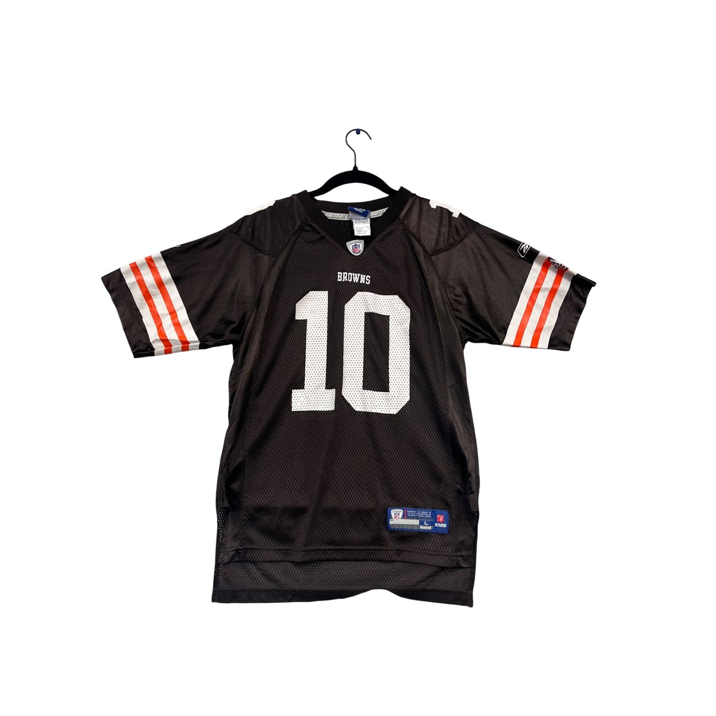 Reebok Cleveland Browns Brady Quinn #10 NFL Jersey Large #954A