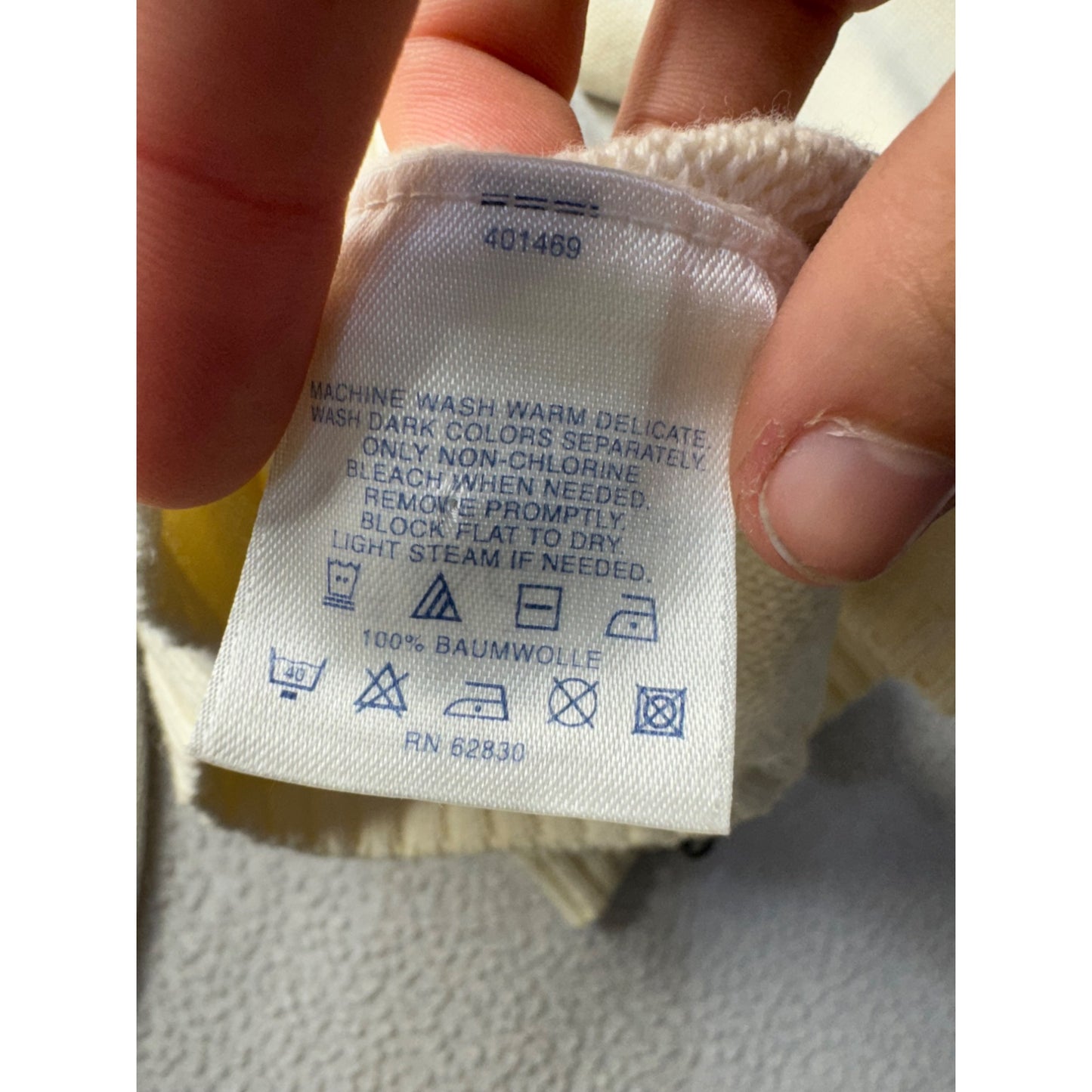 Lands End Full-Zip Ribbed Cardigan Sweater L 14-16 #9291