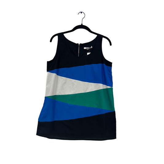 DKNY Womens Color Block Sleeveless Dress Size S #907A