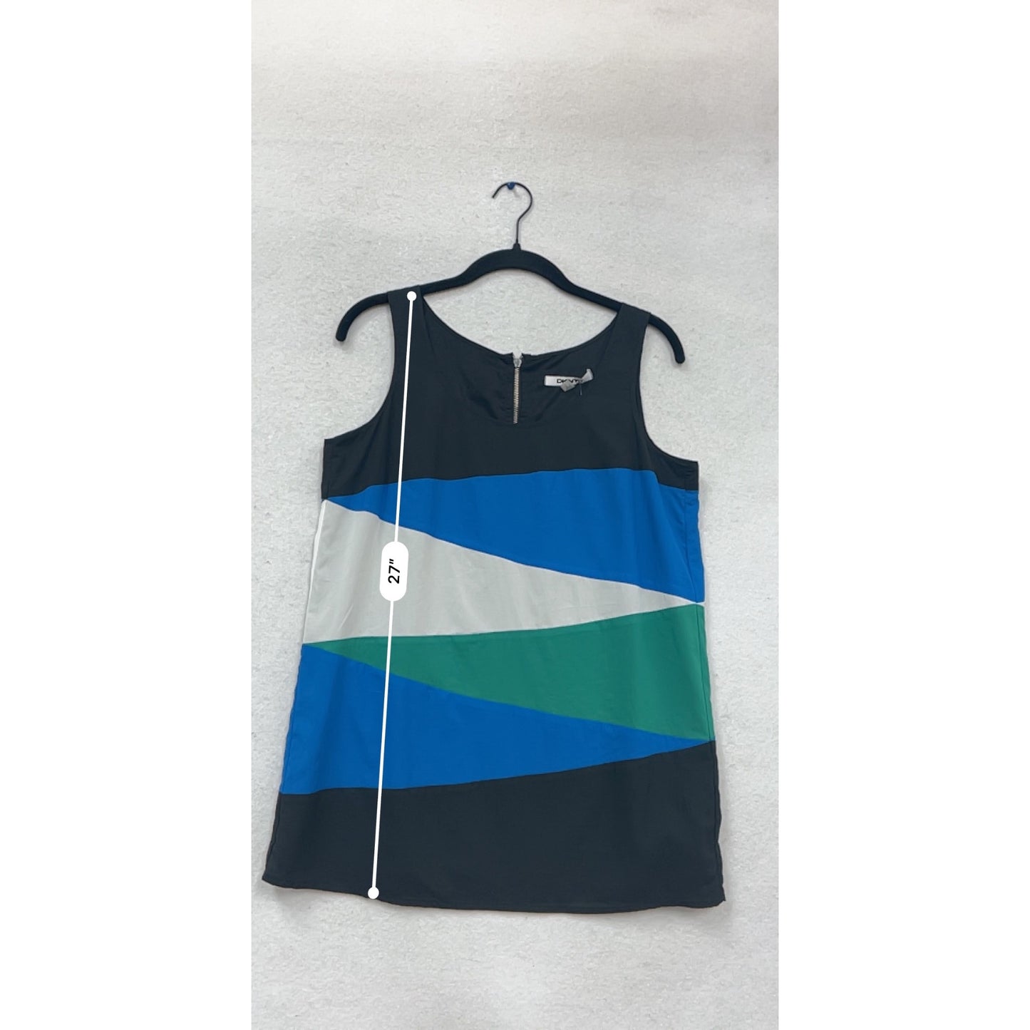 DKNY Womens Color Block Sleeveless Dress Size S #907A