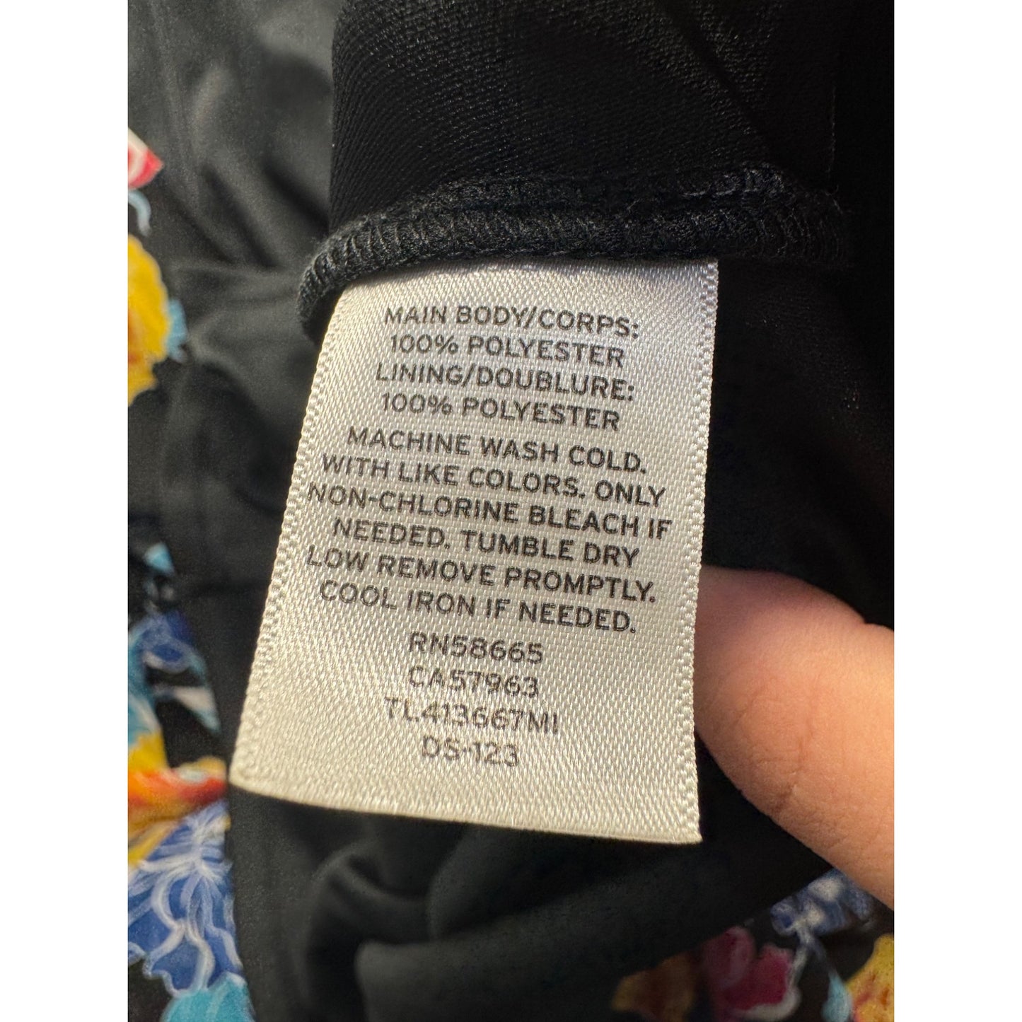 Floral Asymmetric Hem Dress By Leith XS #9187