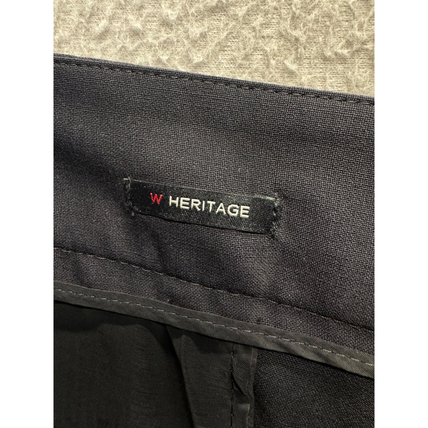 Talbots Heritage Black Dress Pants 22W Wool Blend Wide Leg Classic Fit #175B