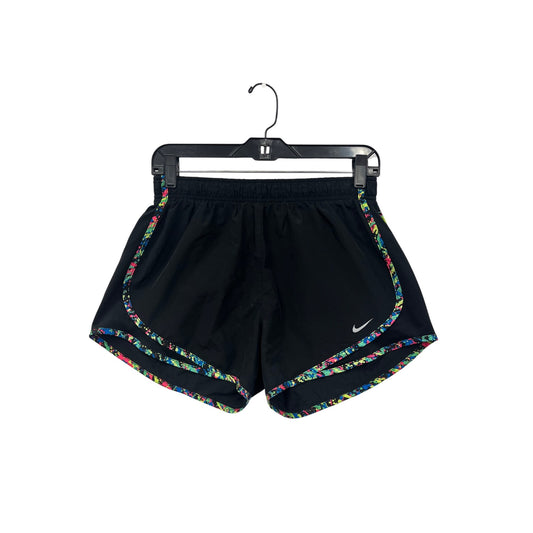 Nike Womens Black Running Shorts W/ Multicolor Trim & Elastic Waistband - XS/S #6618