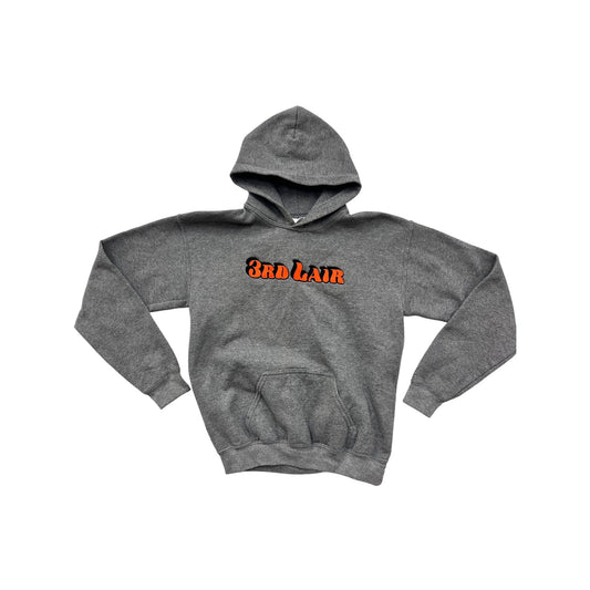 Gildan Heavy Blend 3rd Lair Youth XL Gray Hoodie #6343