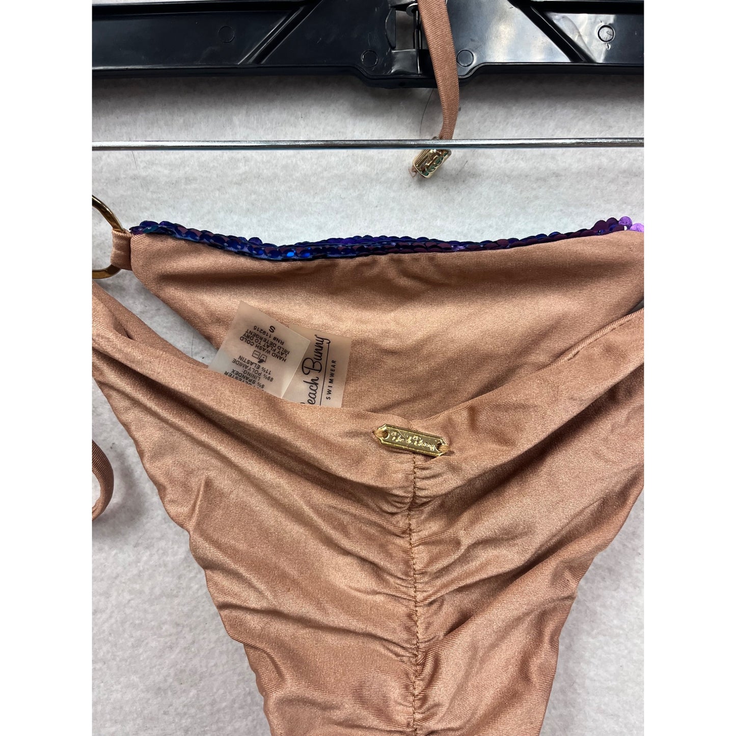 Sequin Triangle Bikini Set Womens S By Beach Bunny #8271