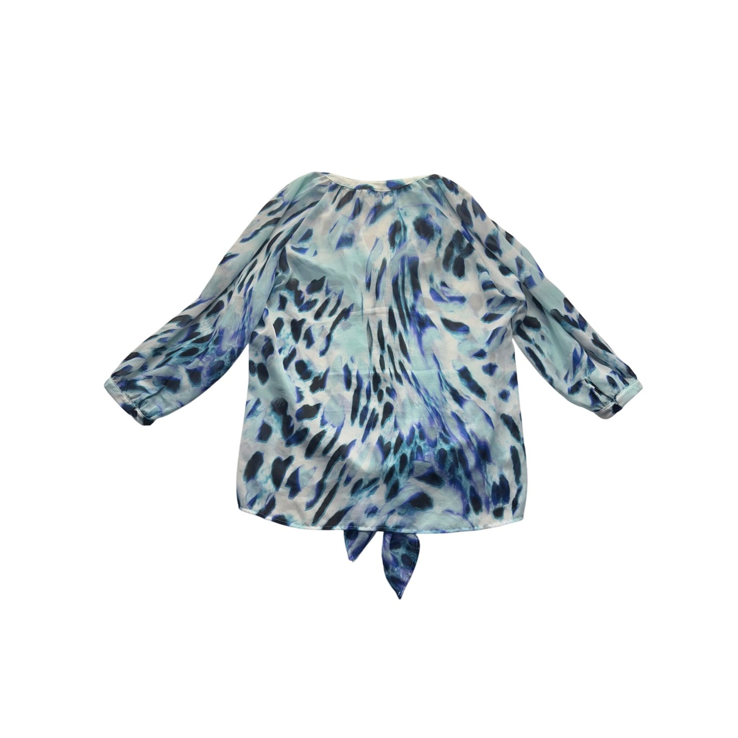 Kut From The Kloth Tie-Front Blouse Large #7899