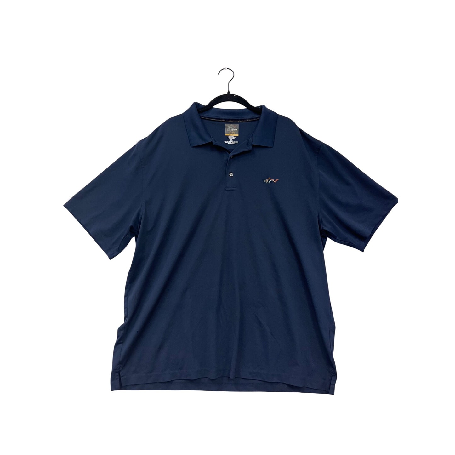 Greg Norman Navy Polo Shirt Mens XL Play Dry Stretch Golf Wear #29A