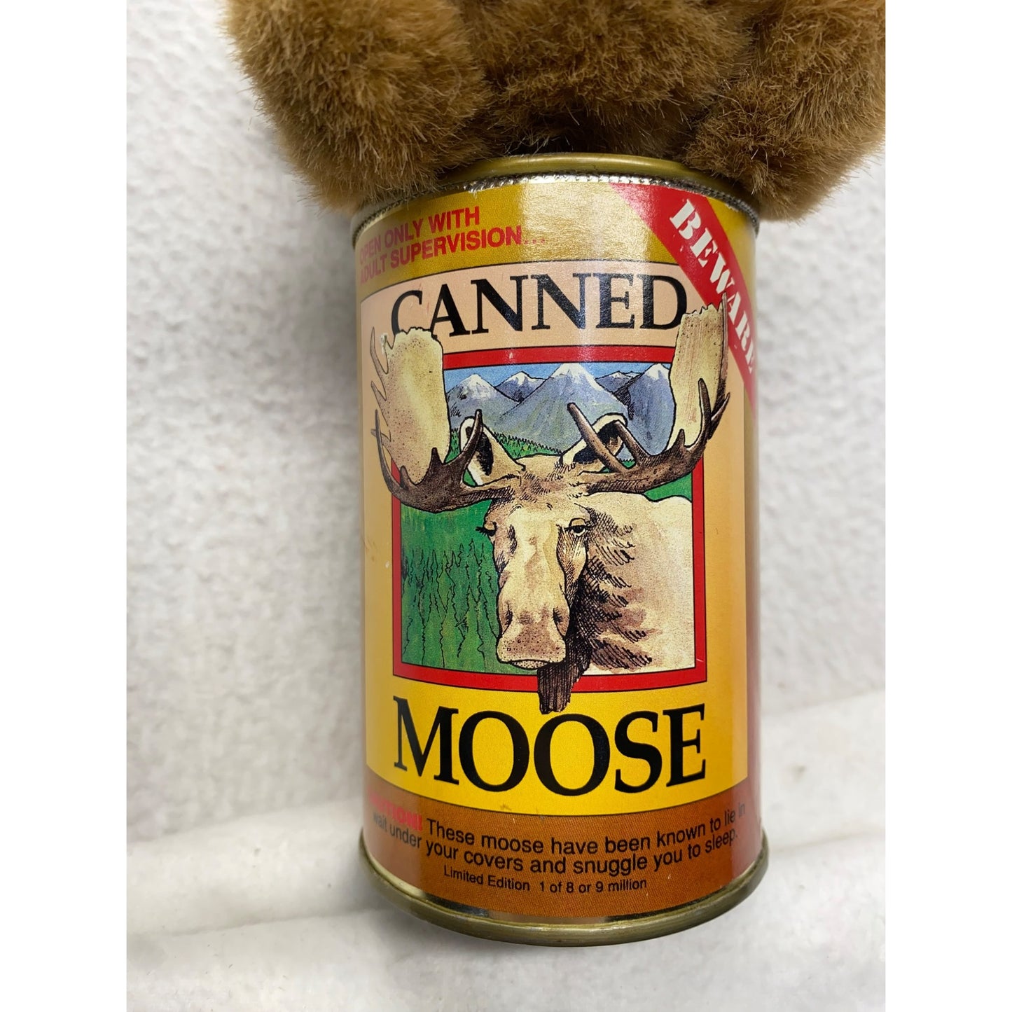 Novelty canned moose #5496