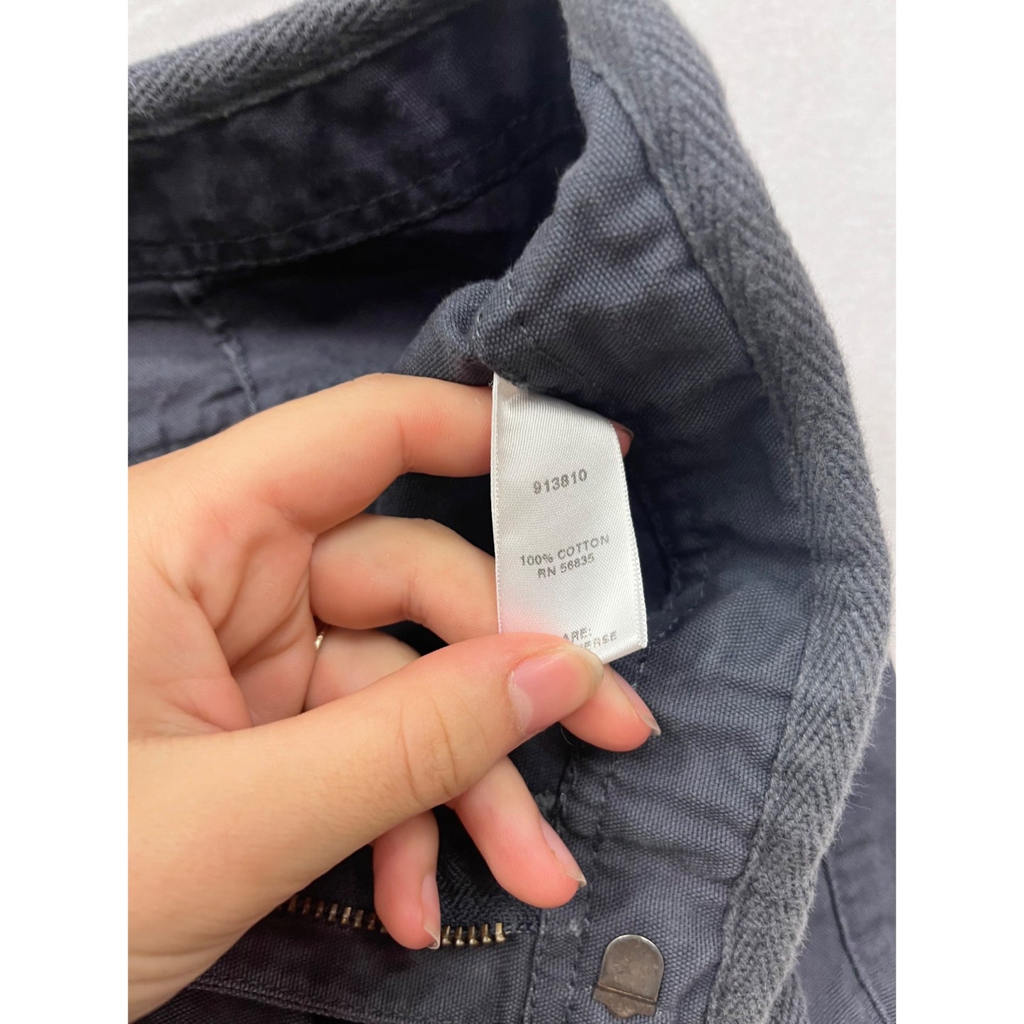 Cabelas Casuals Cargo Pants Size 8 Reg 100% Cotton Gray #848A