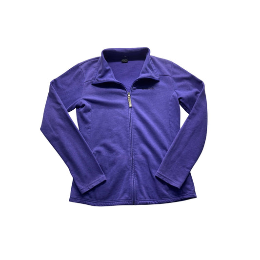 Bench. Womens Purple Full-Zip Fleece Jacket W/ Thumbholes & Pockets Size L #7823