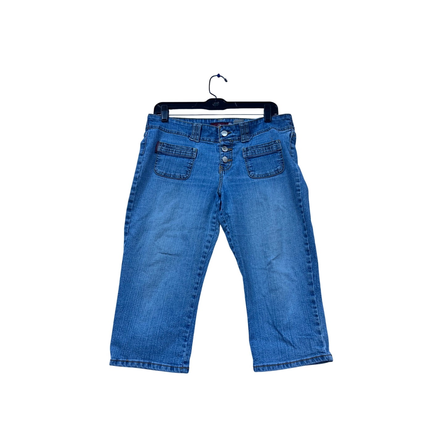 Jordache Blue Denim Capri Jeans Size 10 #419A