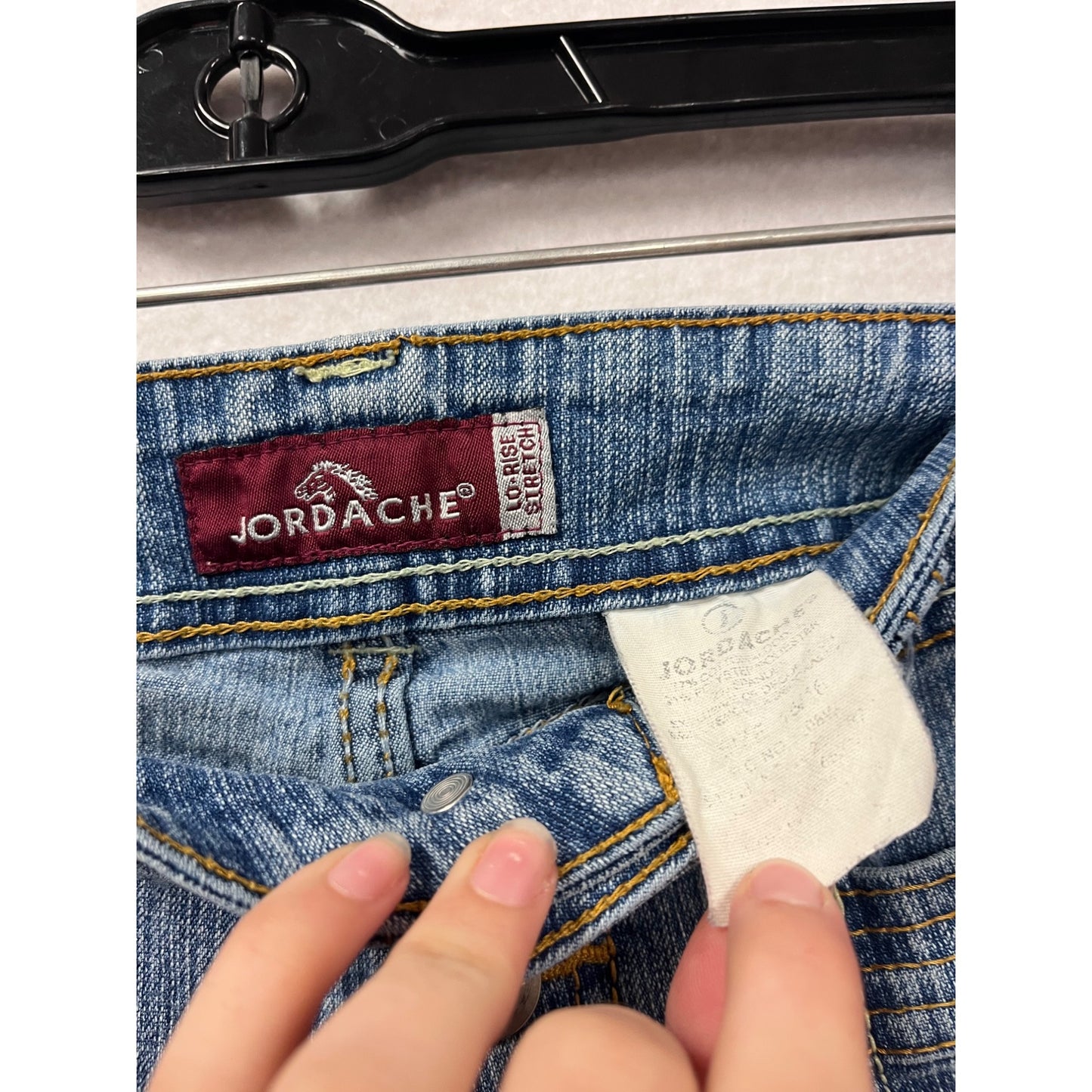 Jordache Blue Denim Capri Jeans Size 10 #419A