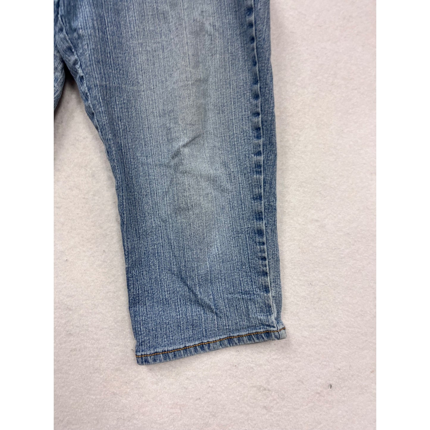 Jordache Blue Denim Capri Jeans Size 10 #419A