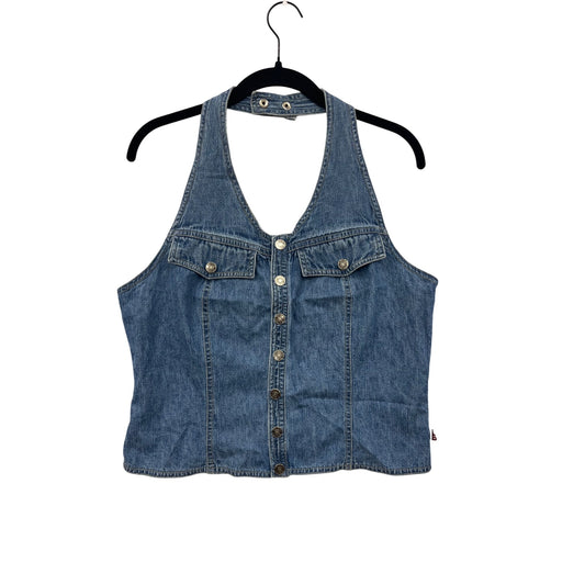 Route 66 Denim Halter Top Size 14 #8502