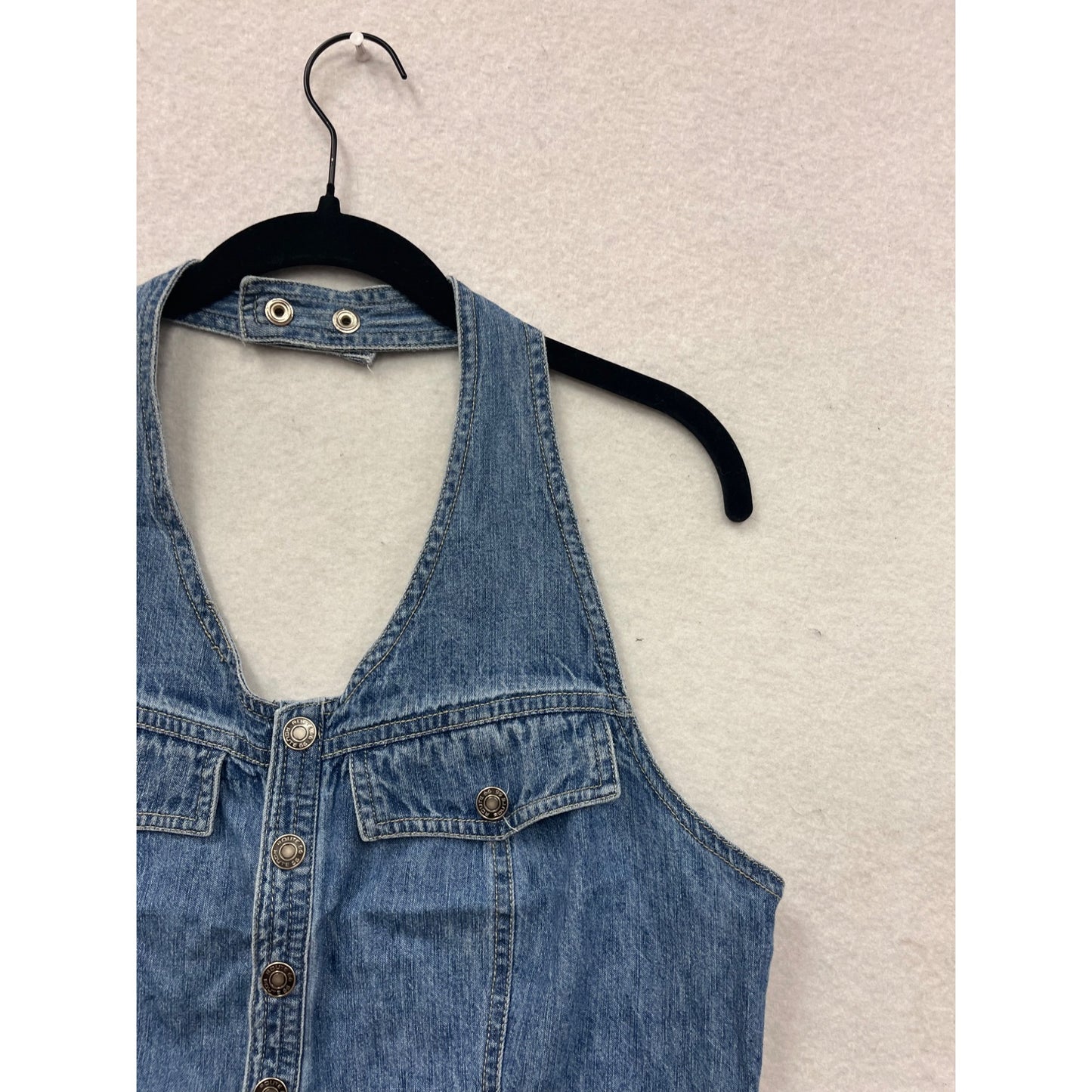 Route 66 Denim Halter Top Size 14 #8502