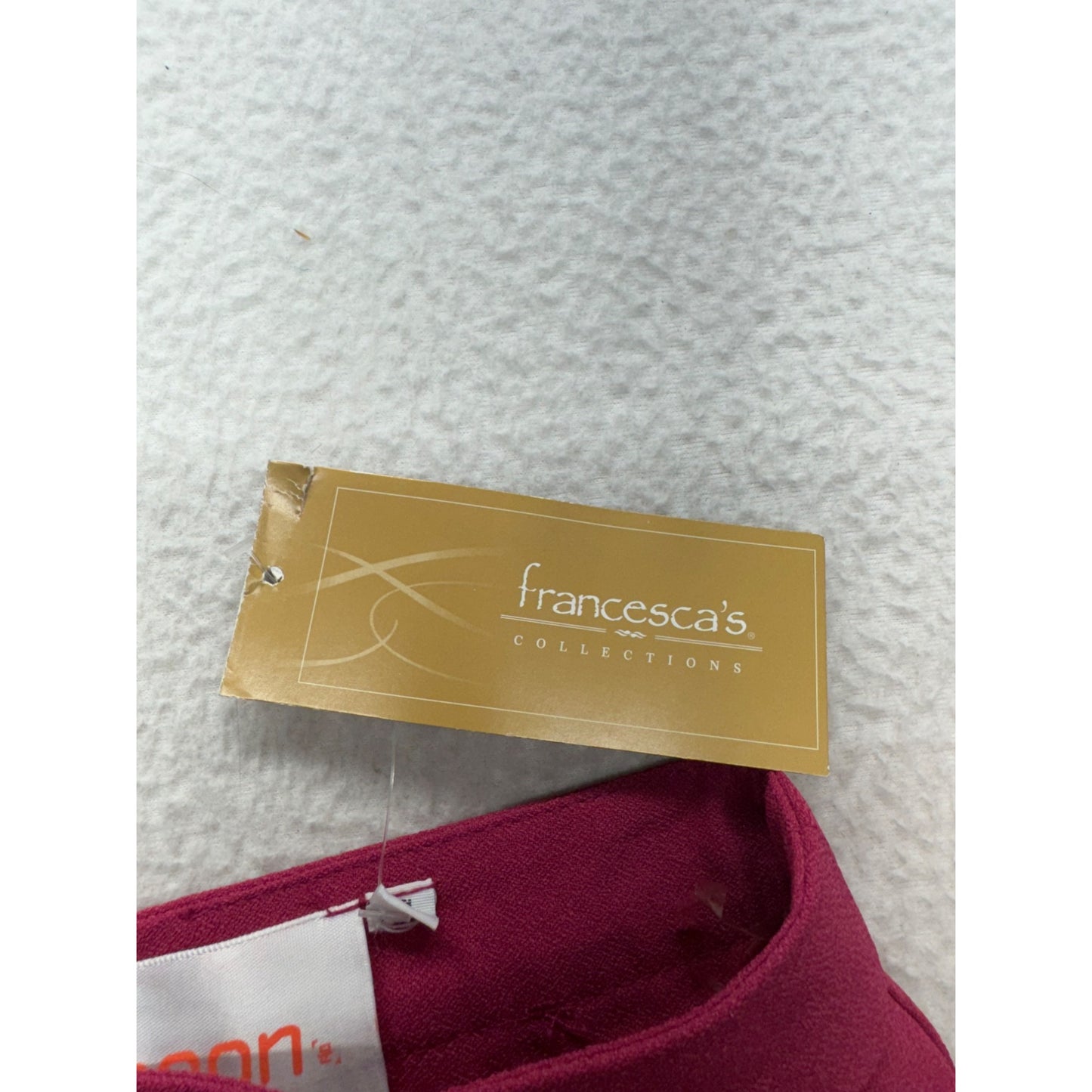 Fuchsia Pleated A-Line Midi Skirt Moon By Francesca's S 9581