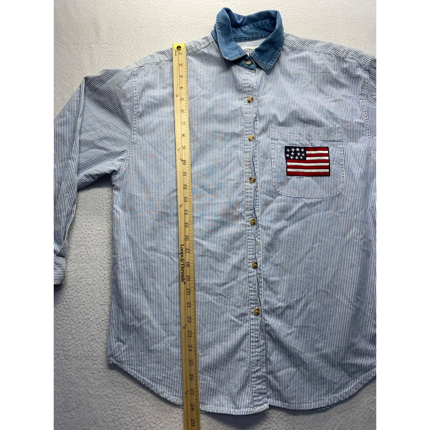 Women’s VNTG Solutions USA Button up #5333