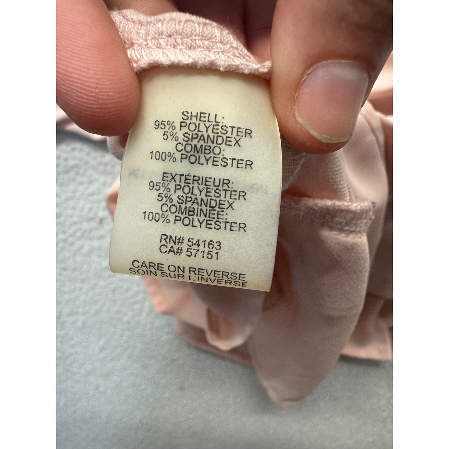 Ivanka Trump Blush Pink Layered Long Sleeve Top Size M #9944