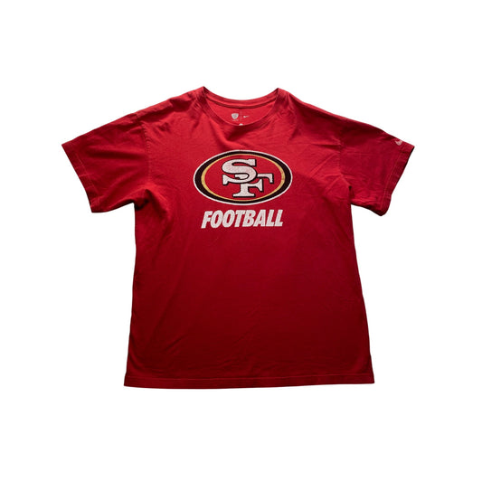 San Francisco 49ers Red NFL Football T-Shirt Nike #7306