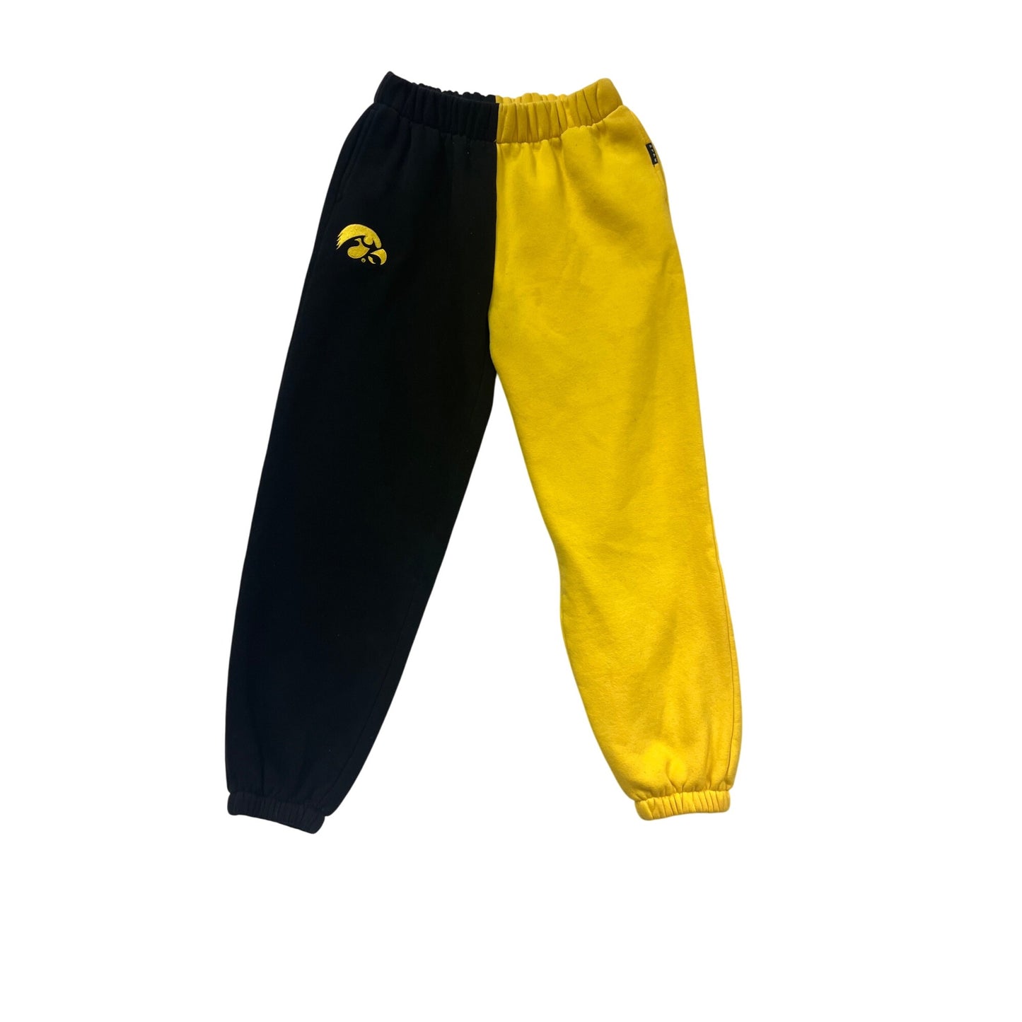 Hype And Vice Iowa Hawkeyes Black & Yellow Jogger Pants L #300A