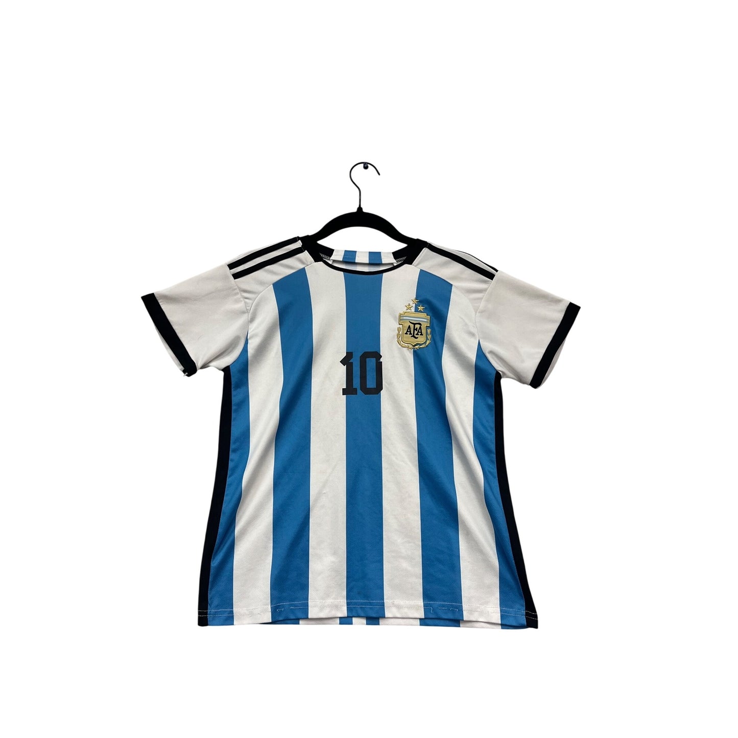 Argentina Soccer Jersey Messi #10 Youth Size #956A