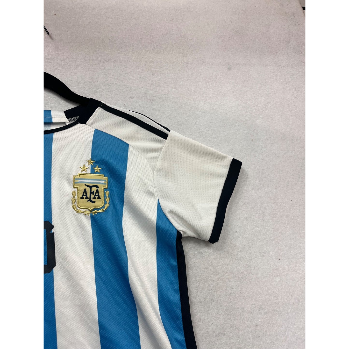 Argentina Soccer Jersey Messi #10 Youth Size #956A
