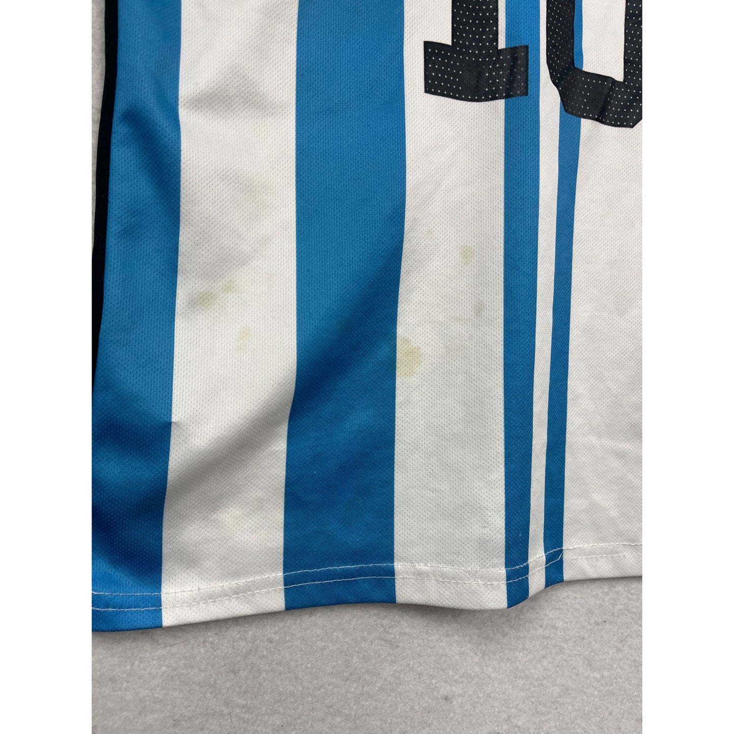 Argentina Soccer Jersey Messi #10 Youth Size #956A