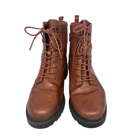 Women’s Universal Thread MARTA Brown Combat Boots #2845