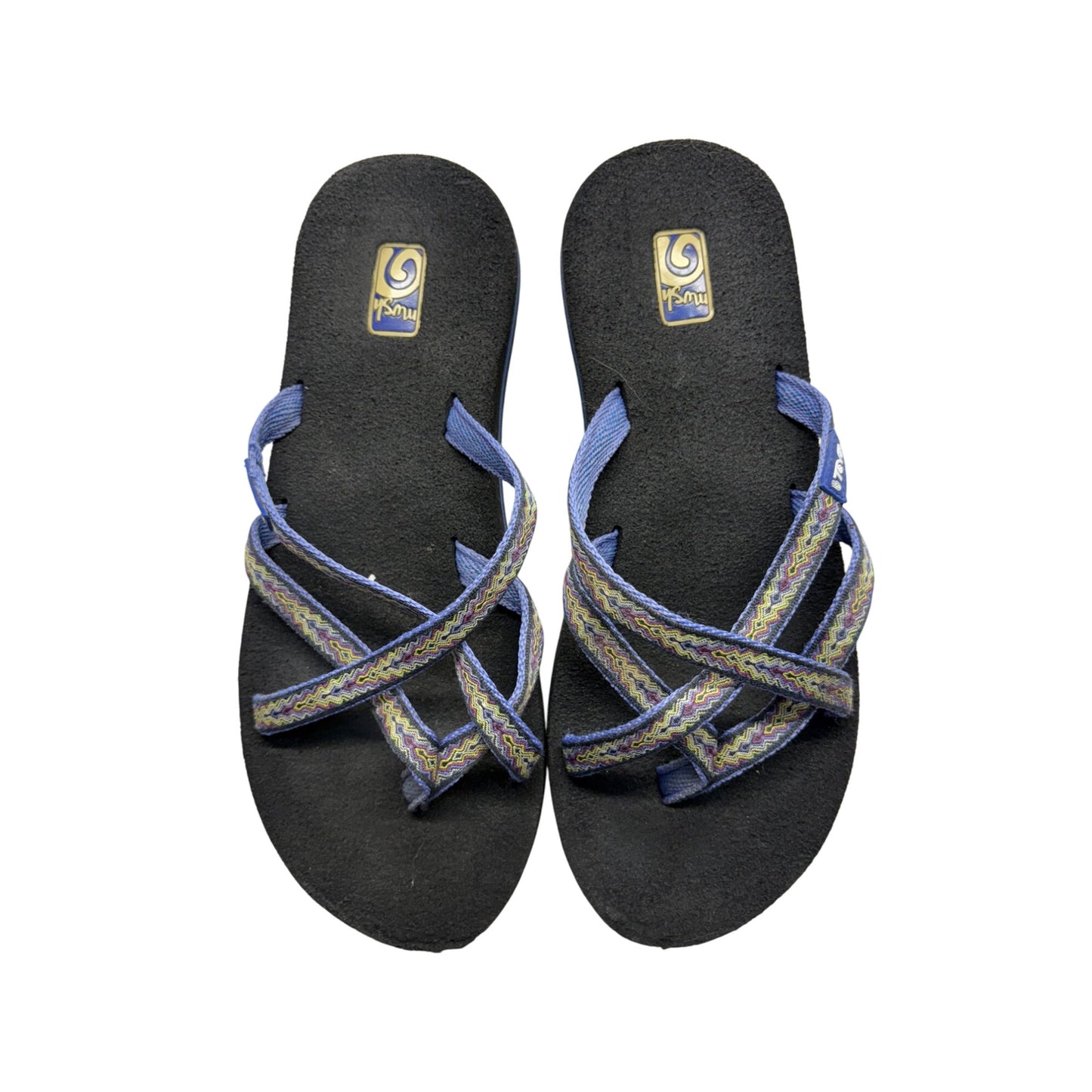 Teva Womens Multicolor Strap Sandals Size W7 #7643
