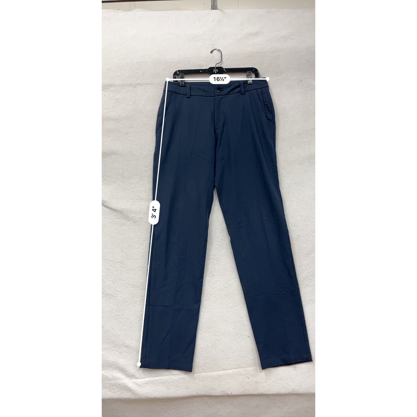 Lululemon Mens Navy Slim Fit Dress Pants 34 #8230