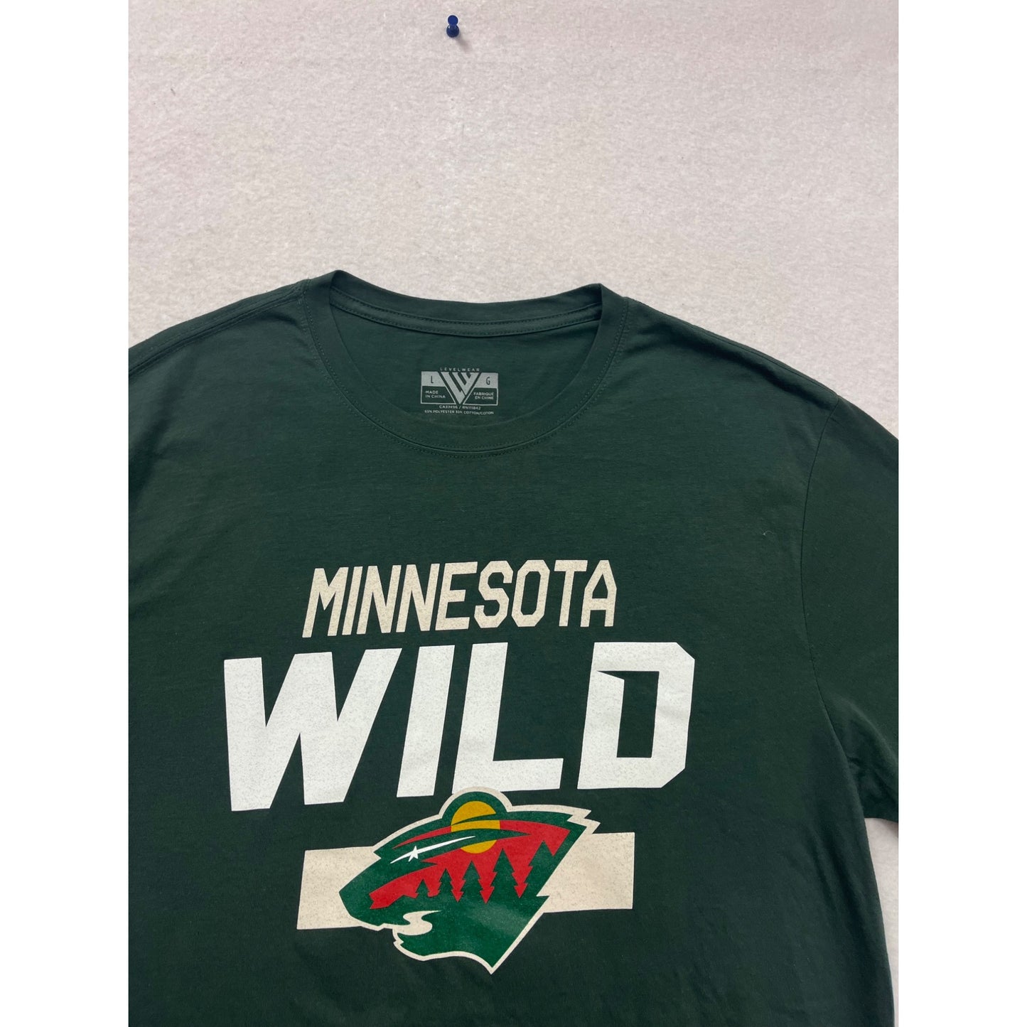 Minnesota Wild T-Shirt Kaprizov 97 Levelwear Green L #708A
