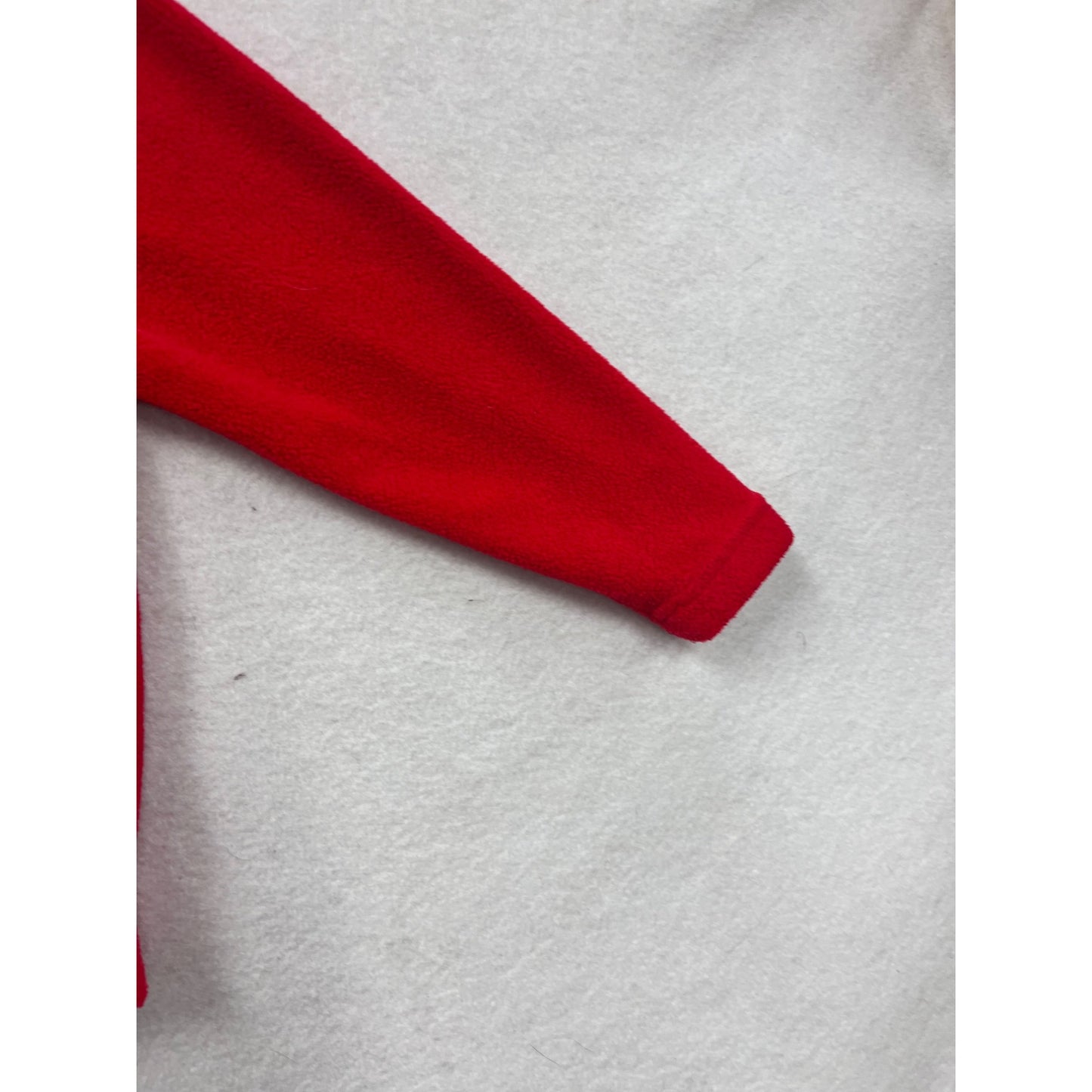 Boys 5T Red Fleece Jacket With Bucky Badger Embroidery #8398