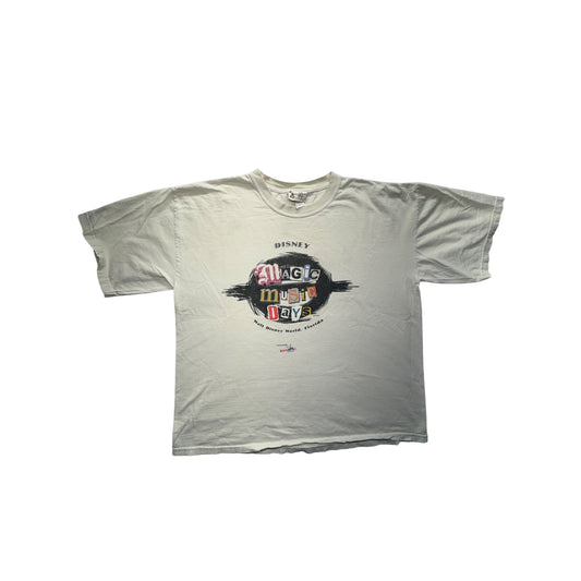 Disney Magic Music Days Vintage T-Shirt Walt Disney World #7492