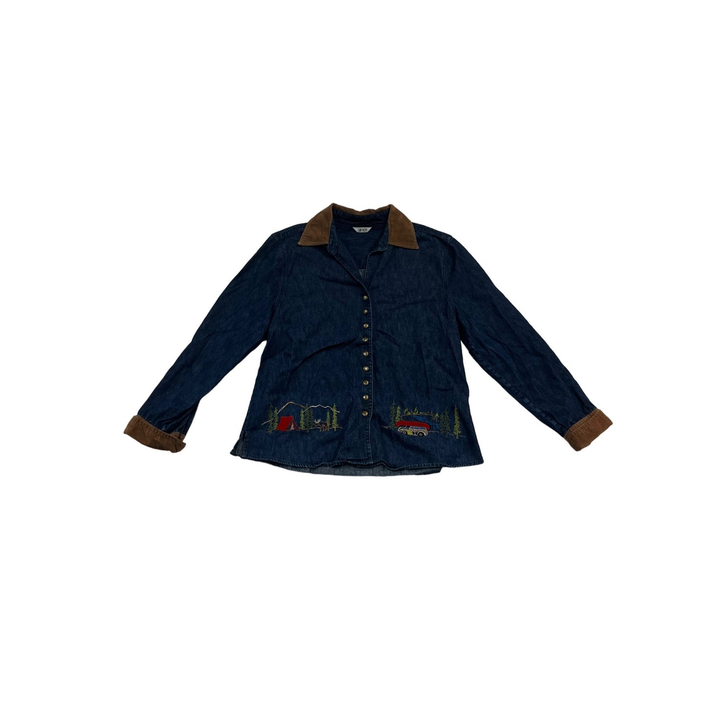 Women’s Embroidered Denim Jacket #2464