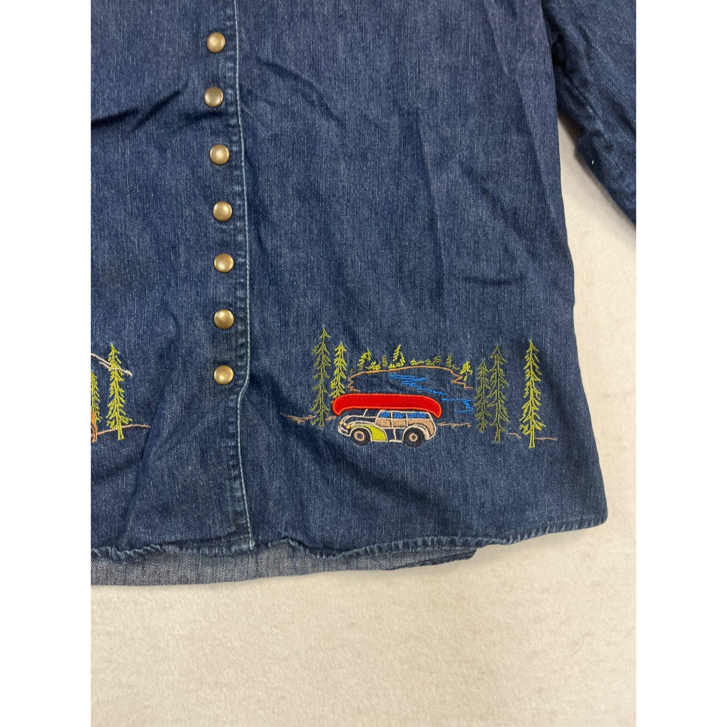 Women’s Embroidered Denim Jacket #2464