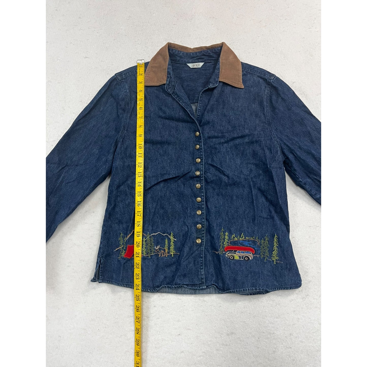 Women’s Embroidered Denim Jacket #2464