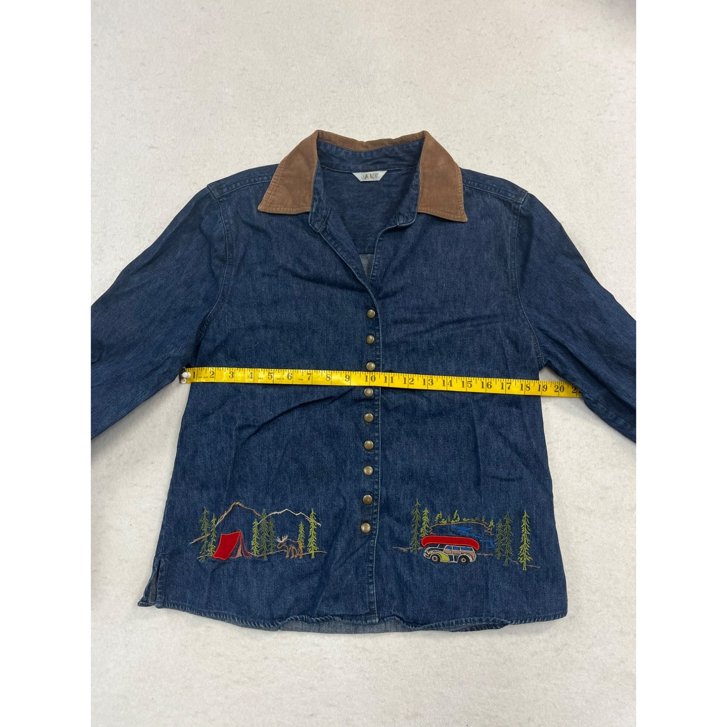 Women’s Embroidered Denim Jacket #2464