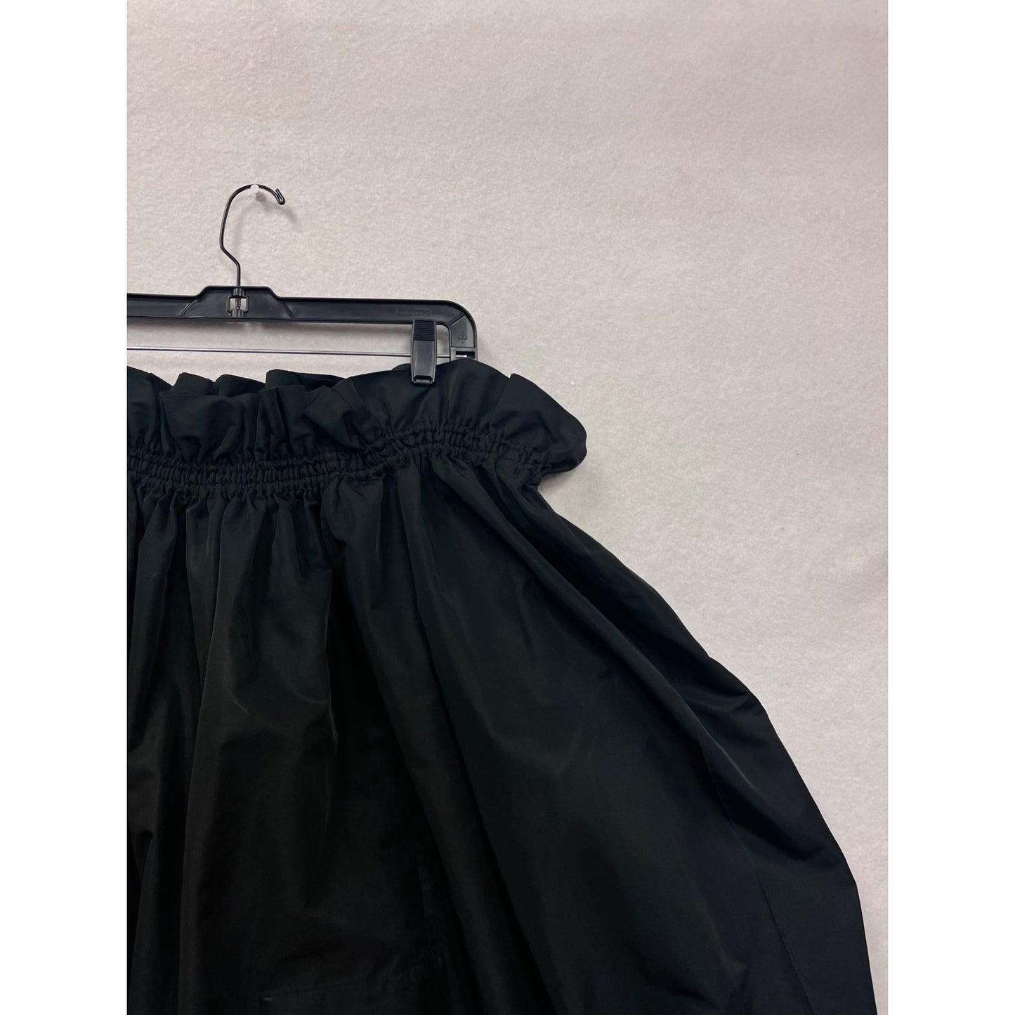 BCBGMaxAzria Womens Black Ruffled Off-Shoulder Balloon Sleeve Dress #8399