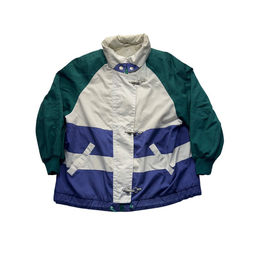 Vintage Mulberry Street Colorblock Jacket L #9549