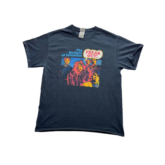 Vintage Mens The Mothers Of Invention Freak Out! Graphic T-Shirt #7735