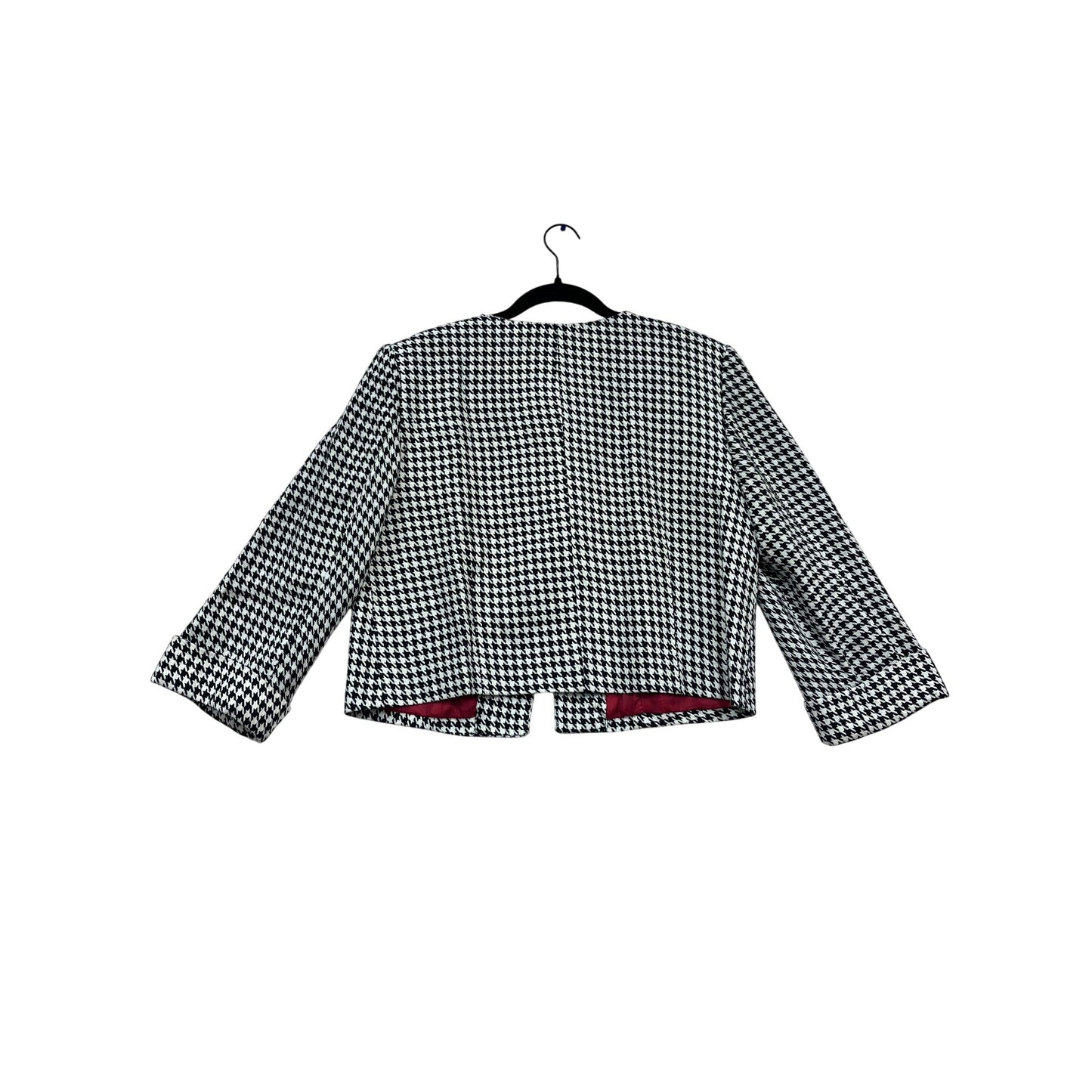 Larry Levine Houndstooth Jacket L #963A