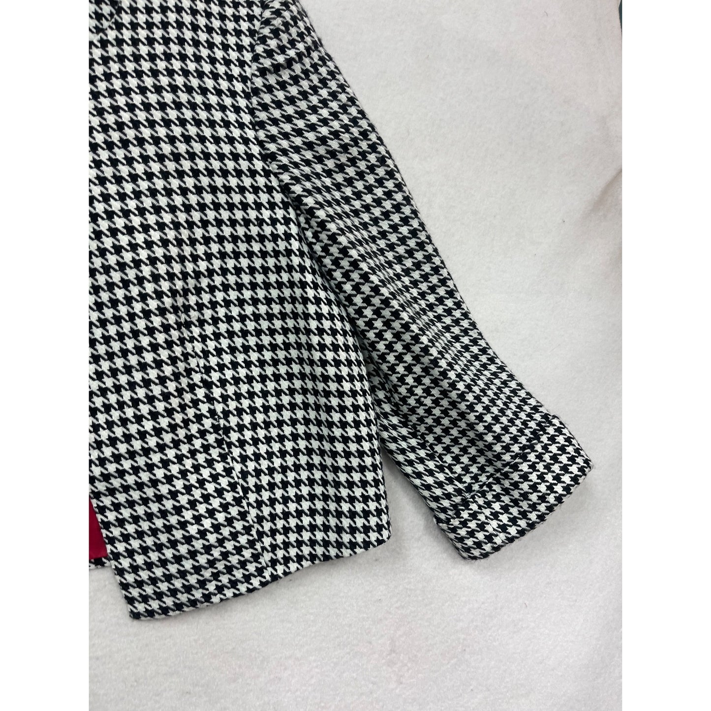 Larry Levine Houndstooth Jacket L #963A