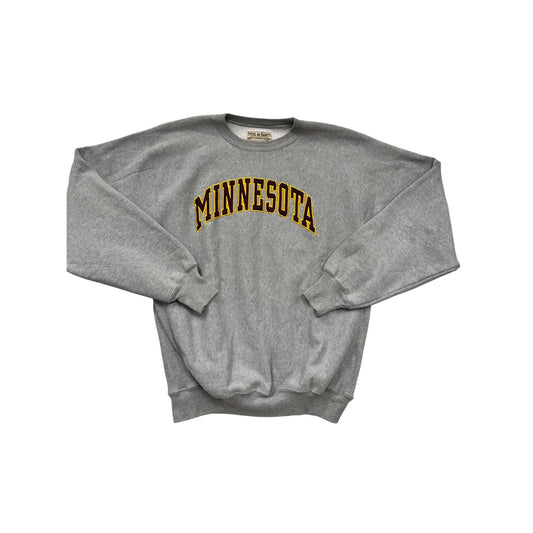 Vintage Steve & Barrys Minnesota Gray Crewneck  Sweatshirt XL #350A