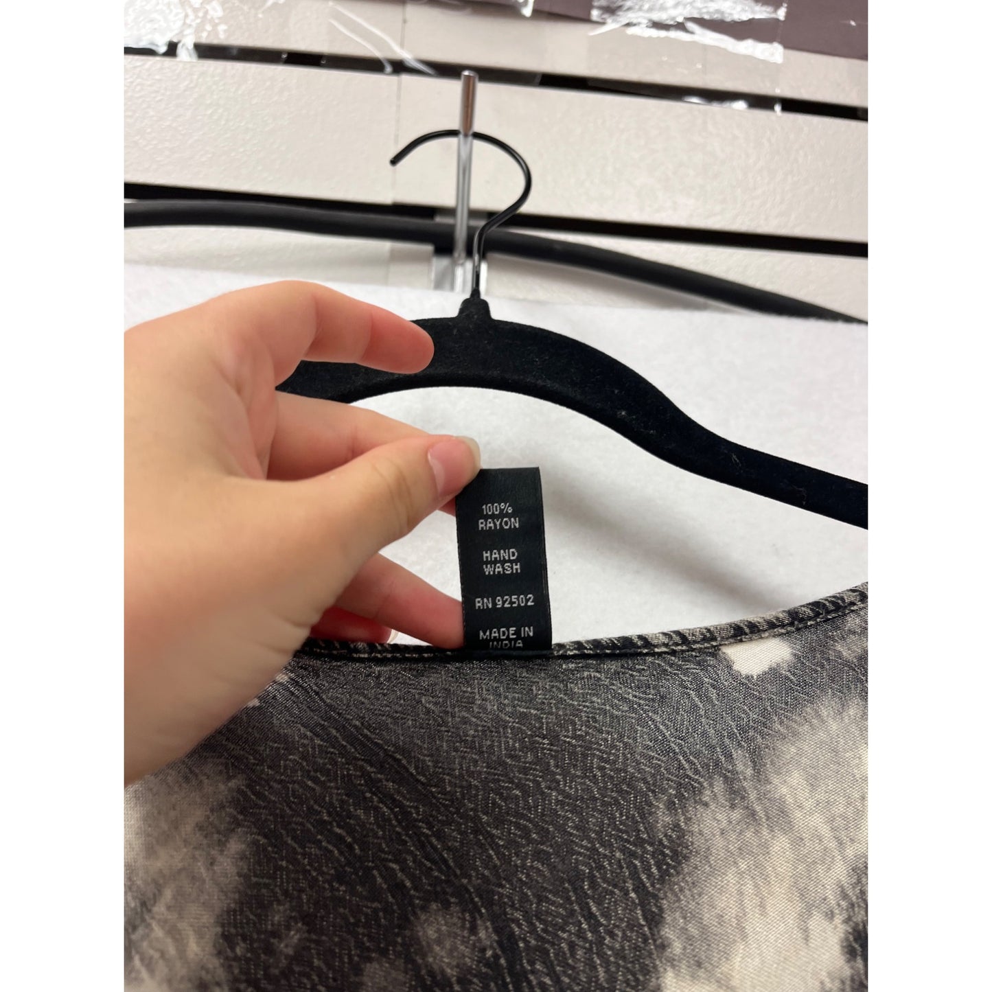 Handkerchief Hem Embroidered Tunic Dress OS By Sacred Threads #425A