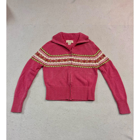 Girls Pink K.C Parker Knitted Zip Up